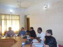 Image of Photograph on MSDP-Review Meeting at Circuit House on 31/10/2014 